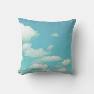 Kussenwolken in blauwe lucht fotografie kussen