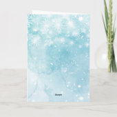 Kussepetten Kerst Kaart voor Zakelijk Gebruik (Achterkant)