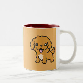 Kusses Coffee Bliss Hondenliefhebber Huisdier-them Tweekleurige Koffiemok