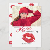 Kusses-fotokaart Feestdagenkaart (Voorkant / Achterkant)