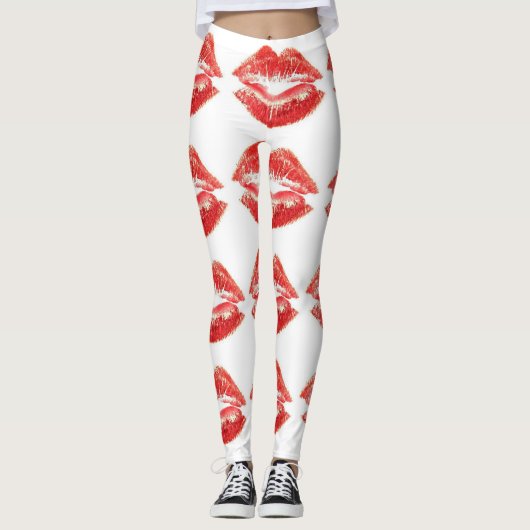 ****KUSSES IN OVERVLOED**** VOOR HAAR LEGGINGS (Voorkant)