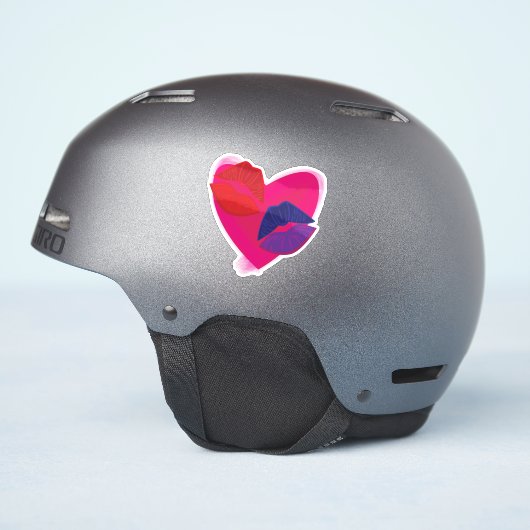 Kussporen Sticker (Helm Zijkant)