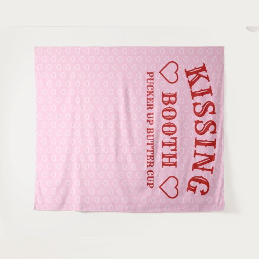 Kusstandaard voor feestelijke fotocabine wandkleed (Voorkant (horizontaal))