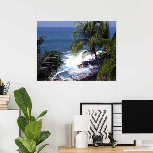 Kust 2 Kona Poster (Thuiskantoor)