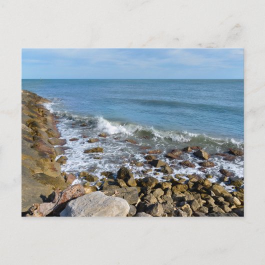 Kust aan de kust van Saintes-Maries-de-la-Mer in F Briefkaart (Voorkant)