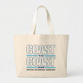 Kust aan kust AM Grote Tote Bag (Voorkant)