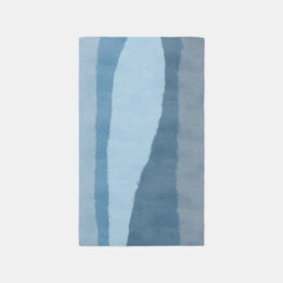 Kust Abstracte tinten van blauw gebied tapijt