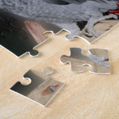 Kust African Gray Parrots Cute Bird Legpuzzel (Zijkant)