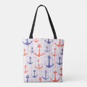 Kust-Americana Ankers Tote Bag (Achterkant)