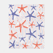 Kust-Amerikaanse Zeester Fleece Deken (Voorkant)
