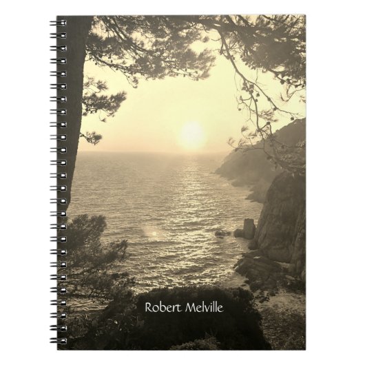Kust, avondlicht notitieboek (Voorkant)