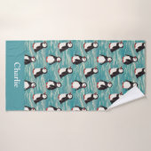 Kust Baby Pinguïn Kinderen Badhanddoek (Badhanddoek)