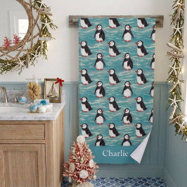 Kust Baby Pinguïn Kinderen Badhanddoek