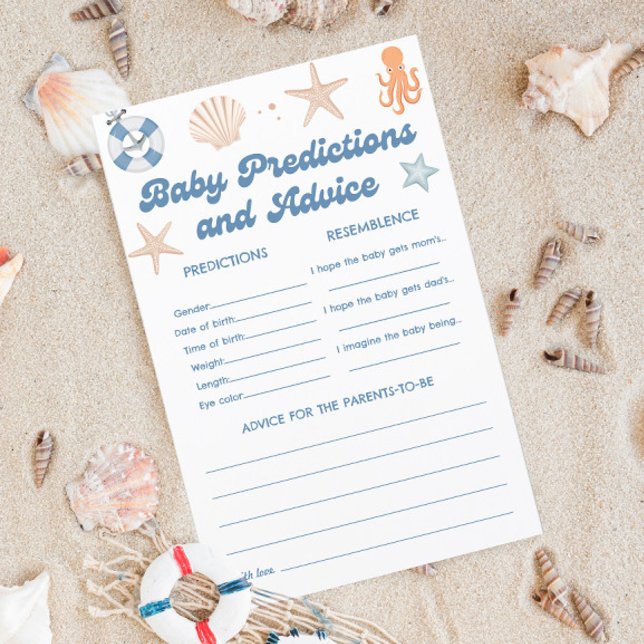 Kust Baby shower Baby voorspellingen en advies (Creator heeft geüpload)