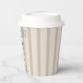 Kust Bachelorette Cocktail Party Navy Papieren Bekers (Links)