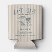 Kust Bachelorette Cocktailparty Marine Blikjeskoeler (Achterkant)