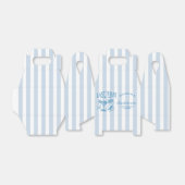 Kust Bachelorette Moderne Cocktailparty Blauw Bedankdoosjes (Uitgevouwen)