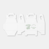 Kust Bachelorette Moderne Cocktailparty Groen Bedankdoosjes (Uitgevouwen)