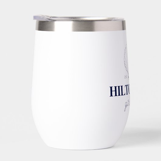 Kust Bachelorette Party Thermische Wijn Tumbler (Rechts)