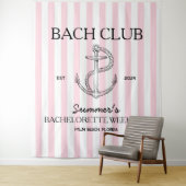Kust Bachelorette retro moderne anker bach club Wandkleed (In situ)