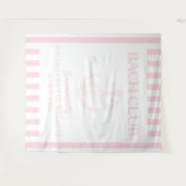 Kust Bachelorette-thema anker roze bach club Wandkleed (Voorkant (horizontaal))