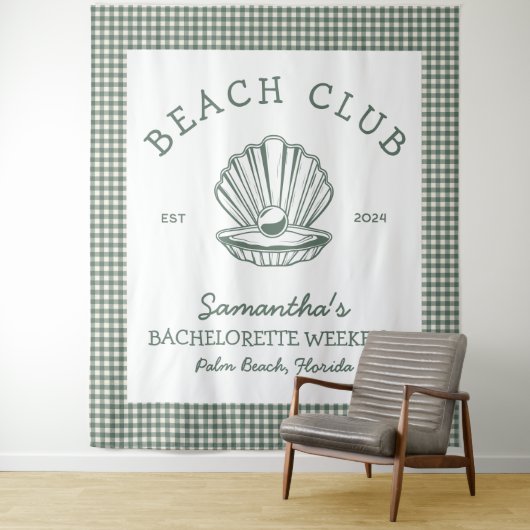 Kust Bachelorette weekend strandclub Wandkleed (In situ)