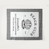 Kust Bachelorette weekend strandclub Wandkleed (Voorkant (horizontaal))