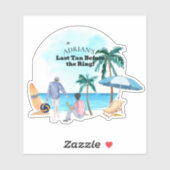 Kust Bachelorfeest Sticker (Vel)