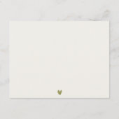 Kust Bali Beach Palm Tree Trouwgegevens Informatiekaartje (Achterkant)