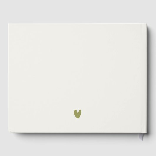 Kust Bali Beach Palm Tree Waterverf Bruiloft Gastenboek (Achterkant)