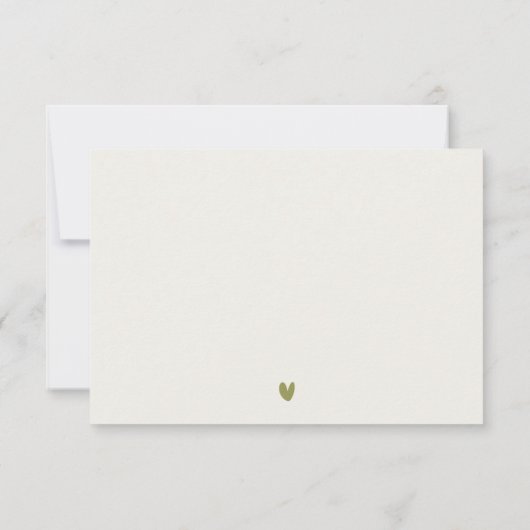 Kust Bali Beach Palm Tree Waterverf Bruiloft RSVP Kaartje (Achterkant)