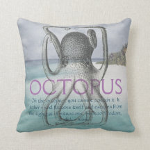 Kust Beach House Octopus Quote Sierkussen