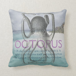 Kust Beach House Octopus Quote Sierkussen