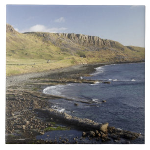 Kust bij Duntulm, Isle of Skye, Schotland, Verenig Tegeltje