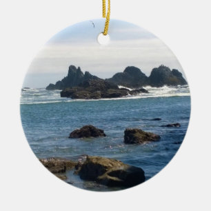 Kust bij Seal Rock OR Keramisch Ornament