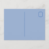 Kust Blauw en Witte Krab Briefkaart (Achterkant)