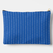 Kust Blauw en Witte Schelpen Gepersonaliseerd Etui (Achterkant)