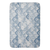 Kust Blauw Schelp Patroon Strand Badmat (Voorkant Verticaal)