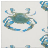 Kust Blauwe Krab Stof (Swatch)