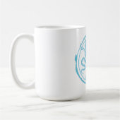 Kust Blauwe Octopus 2 Koffiemok (Links)