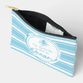 Kust Blauwe Octopus Etui (Open)