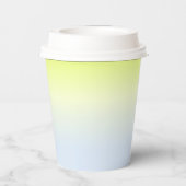 Kust Blauwe Zeemeermin Cowgirl Summer Party Papieren Bekers (Achterkant)