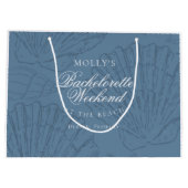 Kust Blauwe Zeeschelp Libelle Groot Cadeauzakje (Achterkant)