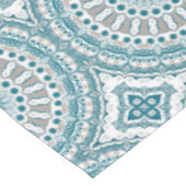 Kust Blauwgroen en Zand Oceaan-geïnspireerde Manda Tafelkleed (Gekanteld)