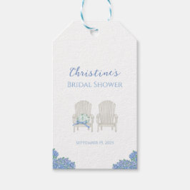 Kust Boeket Vrijgezellenfeest Dank u Gift Labels Cadeaulabel