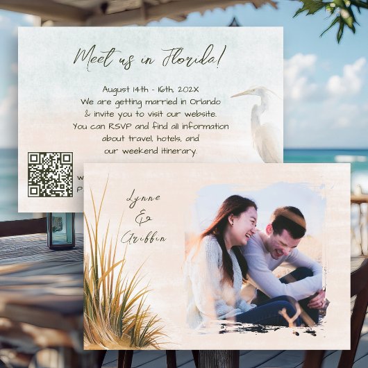 Kust Boho Trouwen Alles in Eén Save The Date