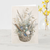 Kust Botanische Groet Strand Schelp Bloem Kaart (Gele Bloem)