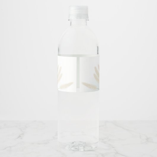 Kust Botanische Trouw Waterfles Etiket (Achterkant)