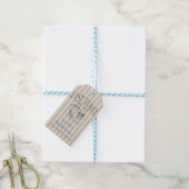 Kust Bruidsmeisje Cocktailfeest Marine Cadeaulabel (Met Touw)