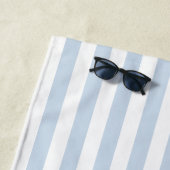 Kust Bruidsmeisje Modern Cocktailfeest Blauw Strandlaken (In situ)